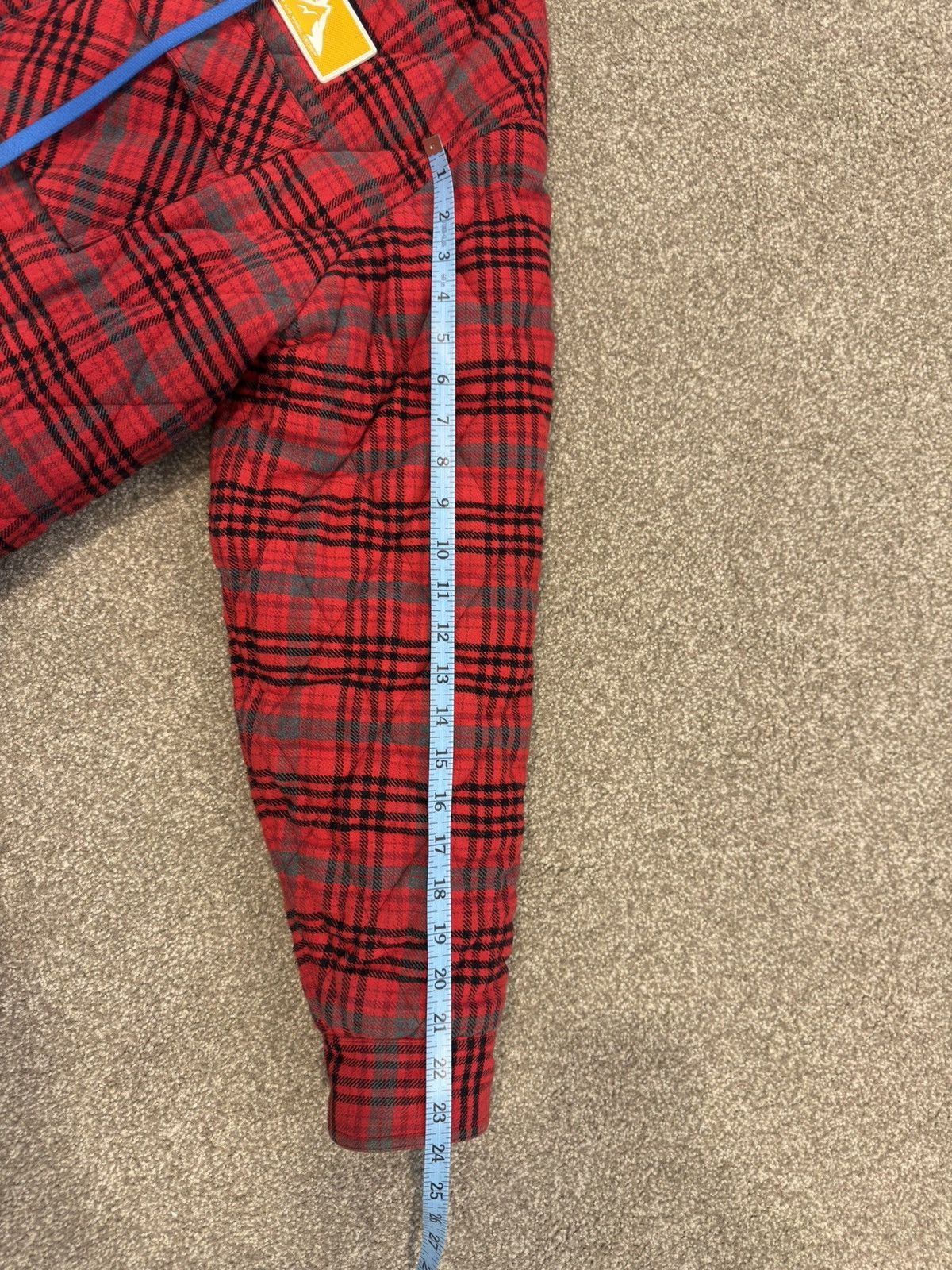 Off-White OFF-WHITE RED HOODED FLANNEL JACKET Size US S / EU 44-46 / 1 - 10 Thumbnail