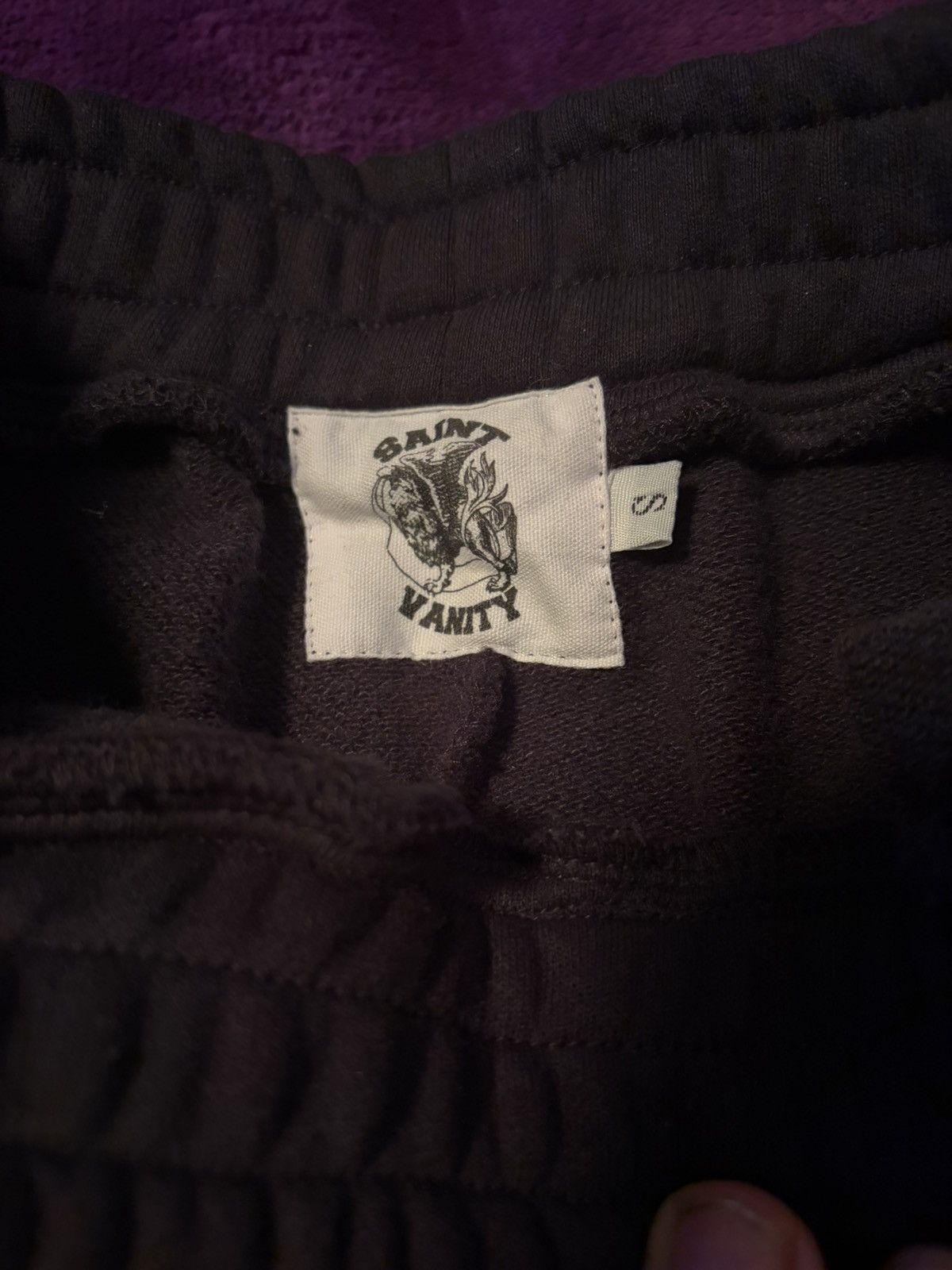 Saint Vanity Saint Vanity Vain Sweatpants “Black” Size US 37 - 2 Thumbnail