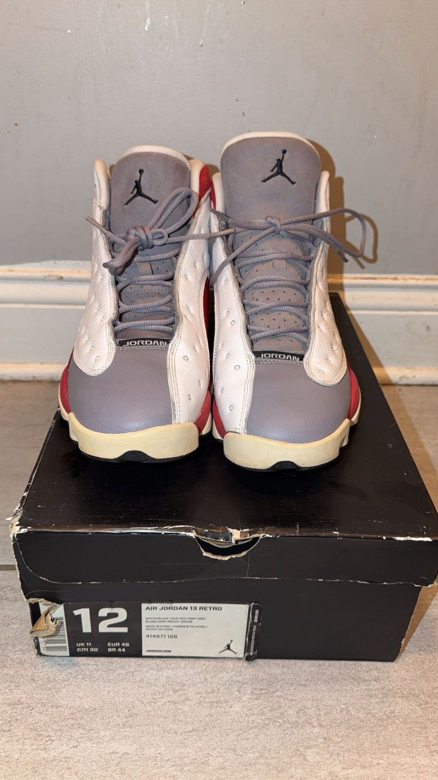 Jordan Brand Og Air jordan 13 retro Redtoe Size US 12 / EU 45 - 6 Thumbnail
