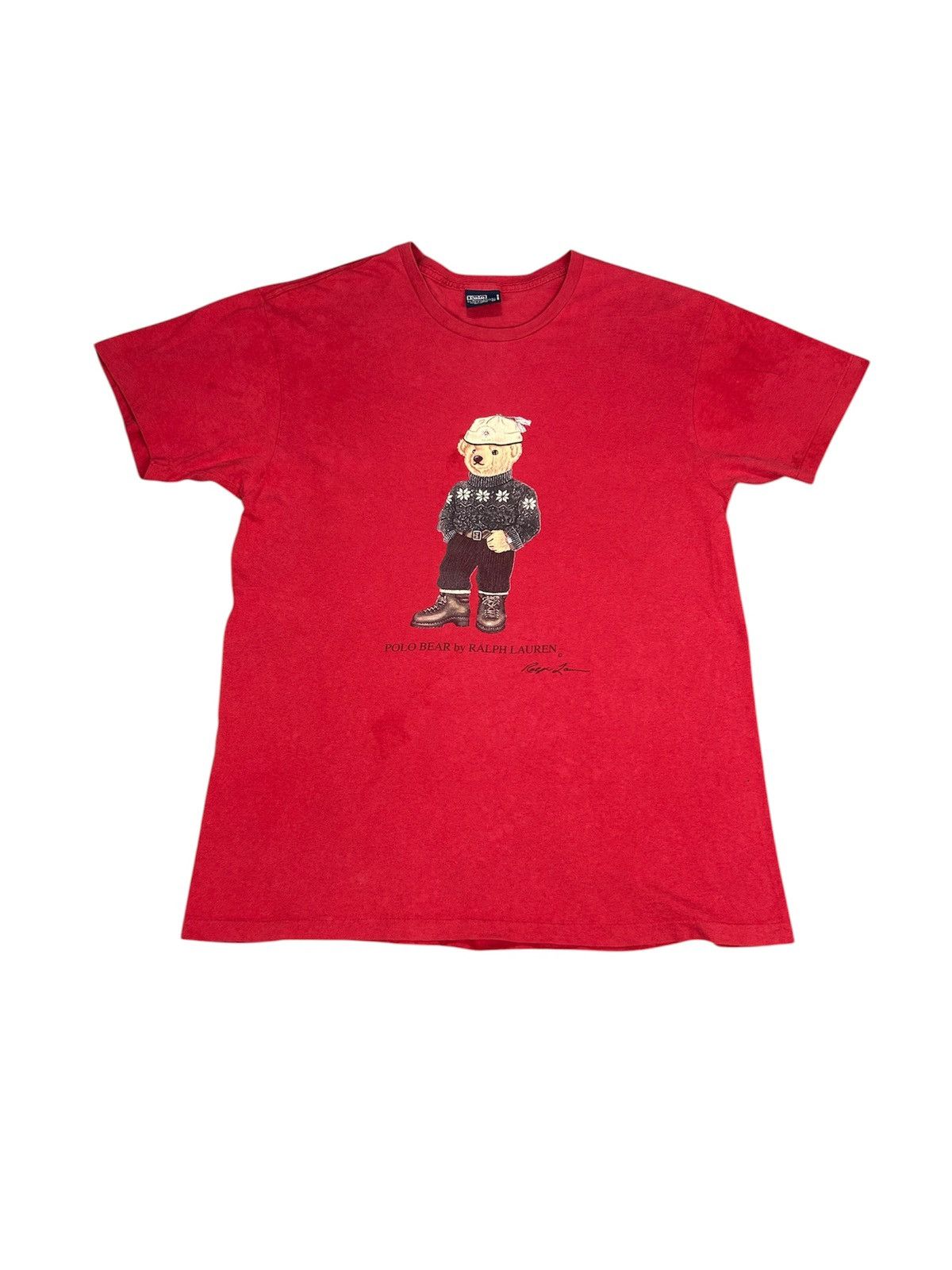 Polo Ralph Lauren Vintage 90’s Polo Bear Ralph Lauren T-Shirt Size US M / EU 48-50 / 2 - 1 Thumbnail