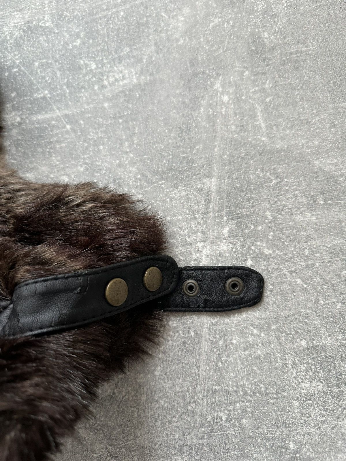 Hysteric Glamour × Japanese Brand Crazy Y2k Mohair Fuzzy Hat Ushanka Punk Winter Size ONE SIZE - 7 Thumbnail