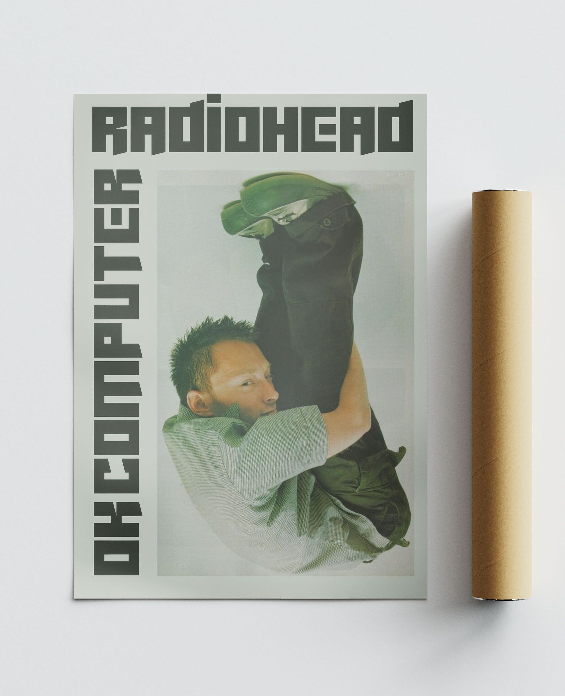 Band Tees Radiohead Poster Print Tee Gift Vintage Music Band Merch Size ONE SIZE - 3 Thumbnail
