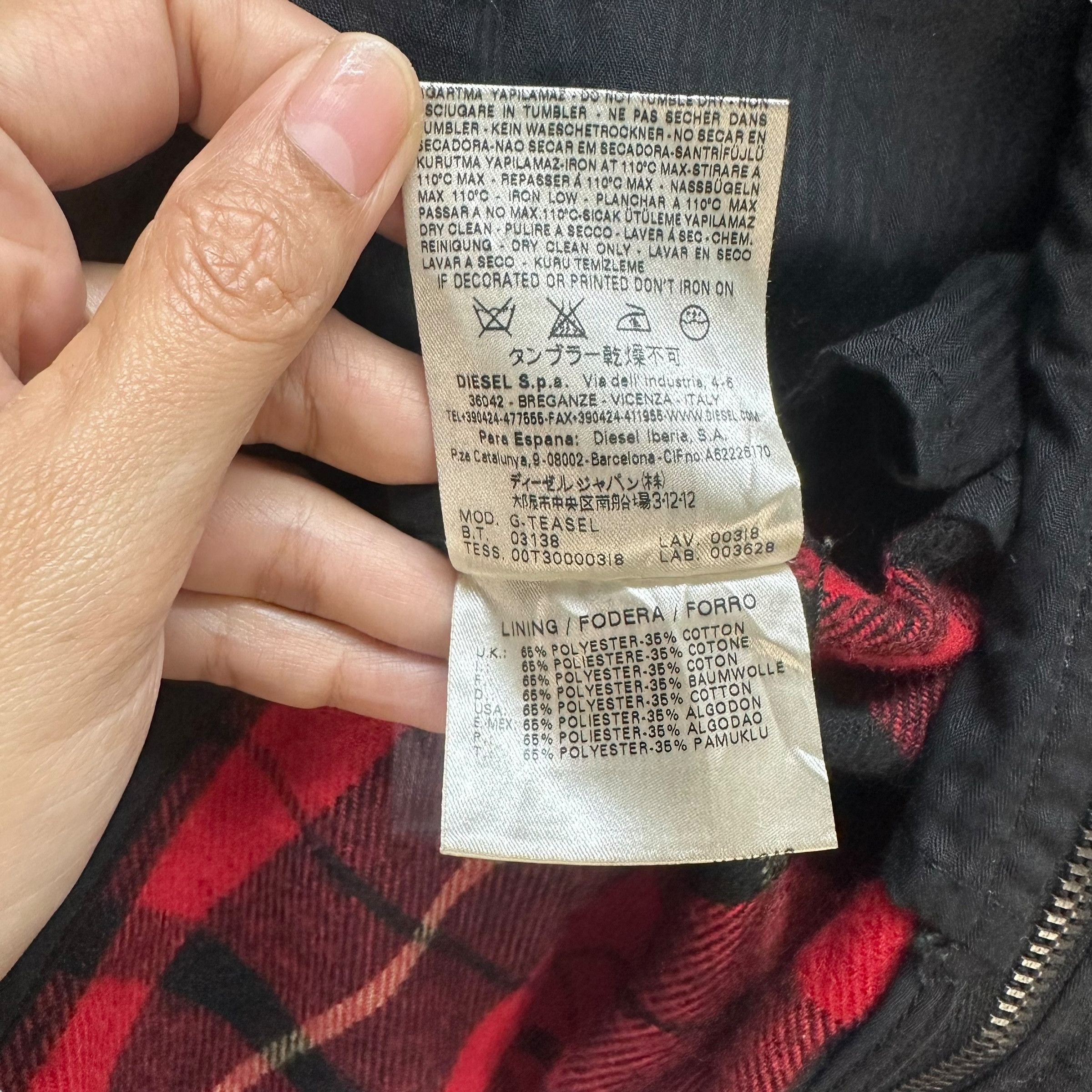 Diesel Diesel Superior Females Tartan Crazy Design Jacket #9185-67 Size M / US 6-8 / IT 42-44 - 12 Thumbnail