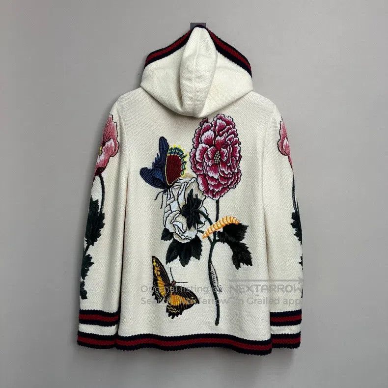 Gucci Gucci Show embroidered cardigan coat Size M / US 6-8 / IT 42-44 - 2 Thumbnail