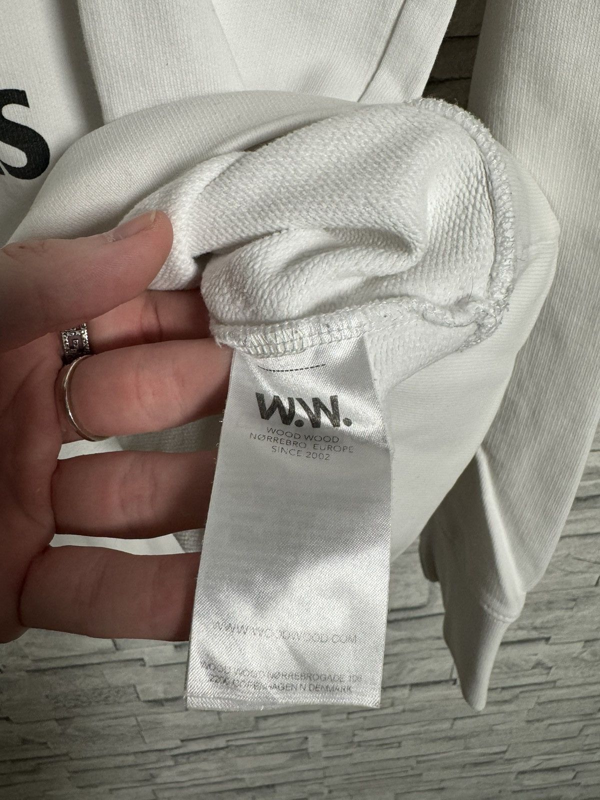 Other Vintage Wood Wood “Good Times” Crew Sweatshirt White - M Size US M / EU 48-50 / 2 - 7 Thumbnail