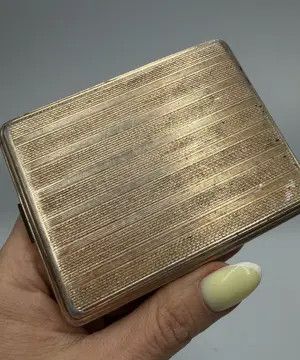Vintage Vintage Soviet Aluminum Souvenir Case 1958 Engraved Gift Size ONE SIZE - 4 Thumbnail