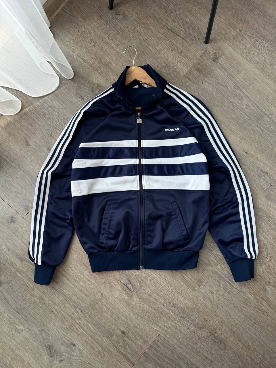 Adidas Vintage Adidas Md In Canada 90’s Sportswear Blue Zip Hoodie Size US M / EU 48-50 / 2 - 10 Thumbnail