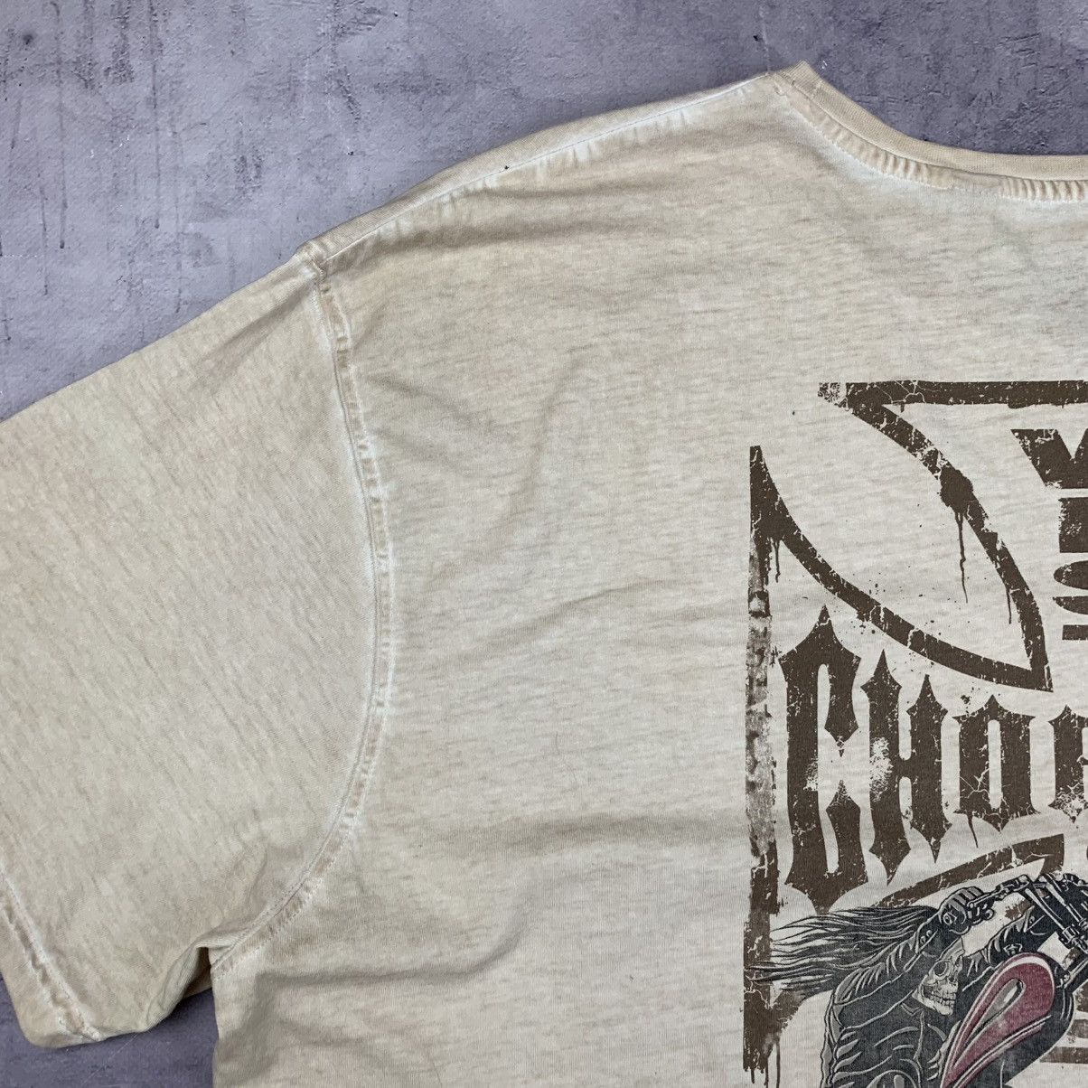 West Coast Choppers Rare! West Choppers American Outlaw Vintage Big Logo Tee Size US XXL / EU 58 / 5 - 5 Thumbnail