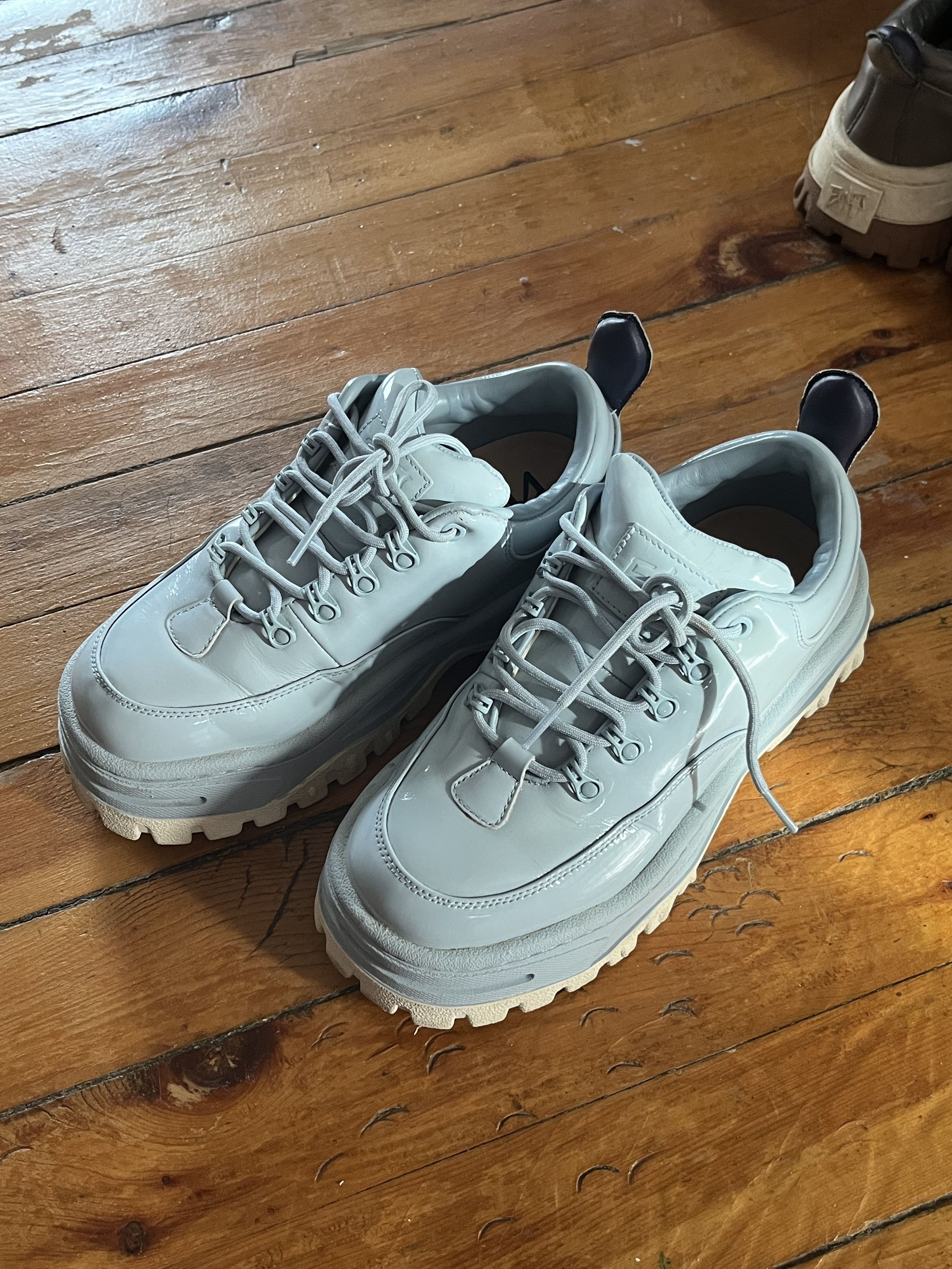 Eytys Eytys Angel Leather Sneakers Baby Blue Patent | Grailed