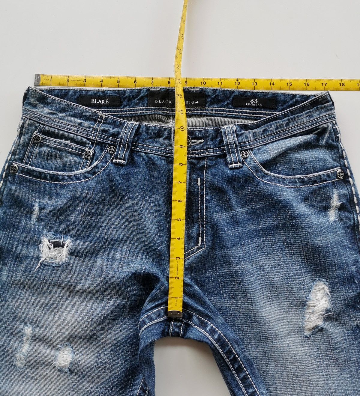 Affliction Y2k Affliction Distressed Denim Black Premium Size US 34 / EU 50 - 20 Thumbnail