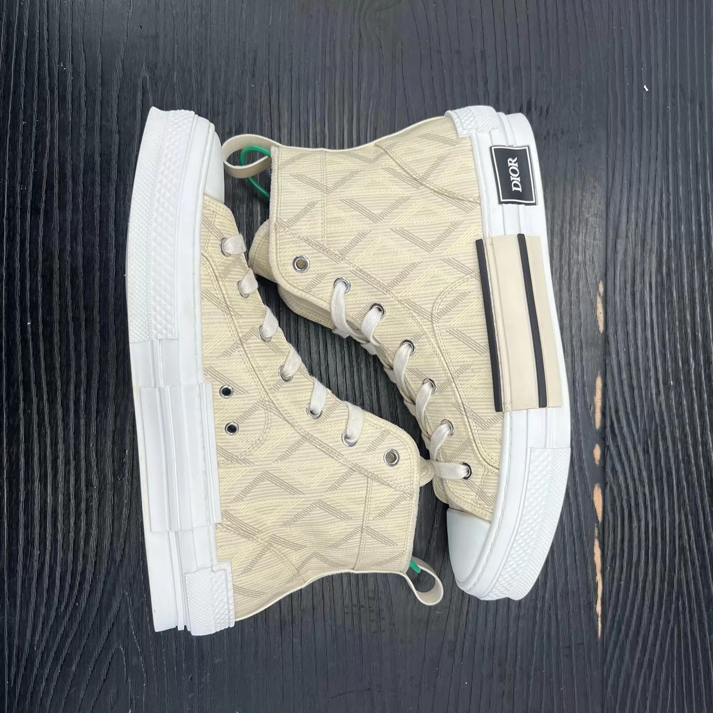 Dior Dior B23 Natural New Men's 42 Sneakers Size US 9 / EU 42 - 2 Thumbnail