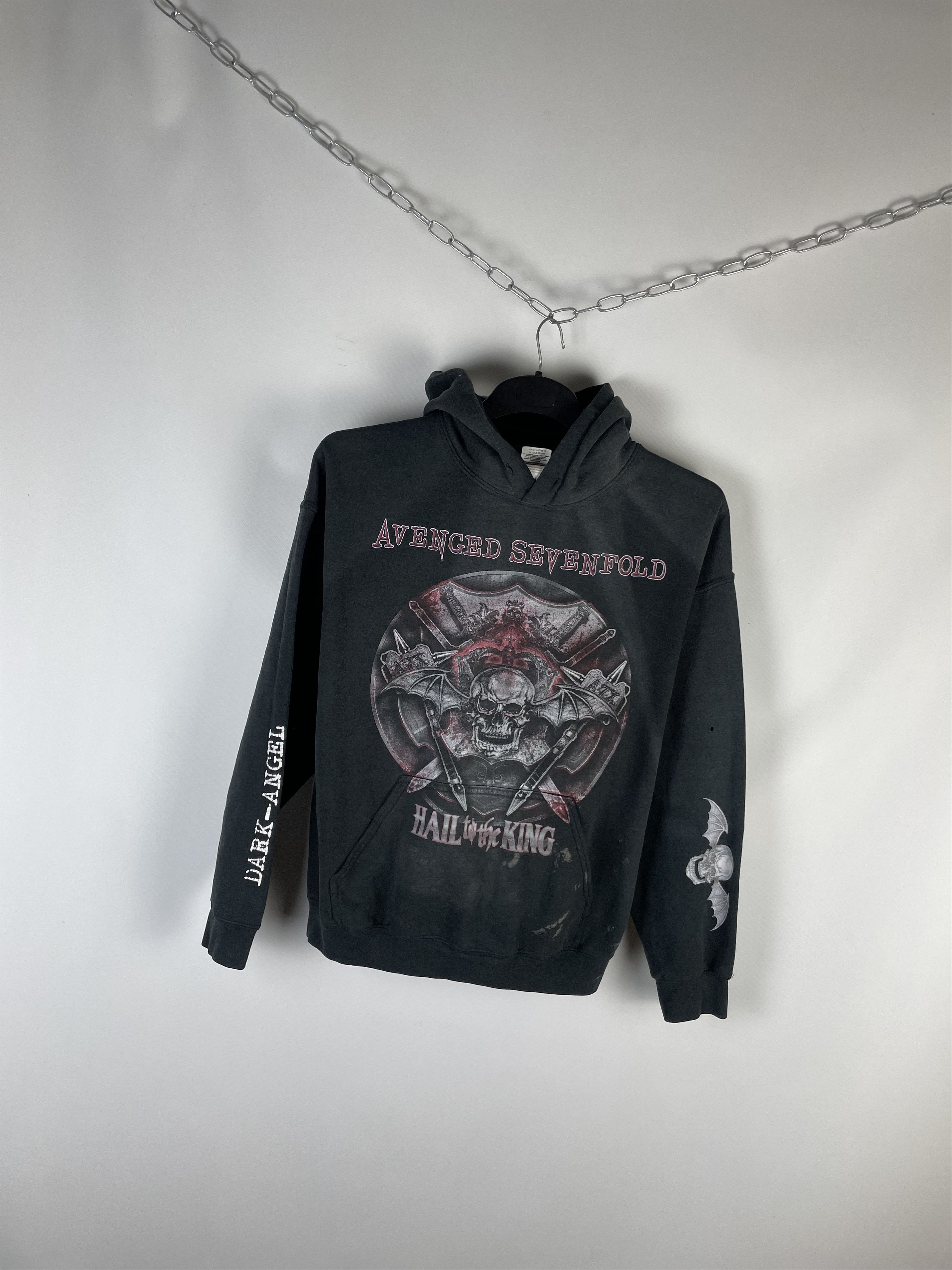 Band Tees Vintage Avenged Sevenfold Faded Band Hoodie Size US L / EU 52-54 / 3 - 2 Thumbnail