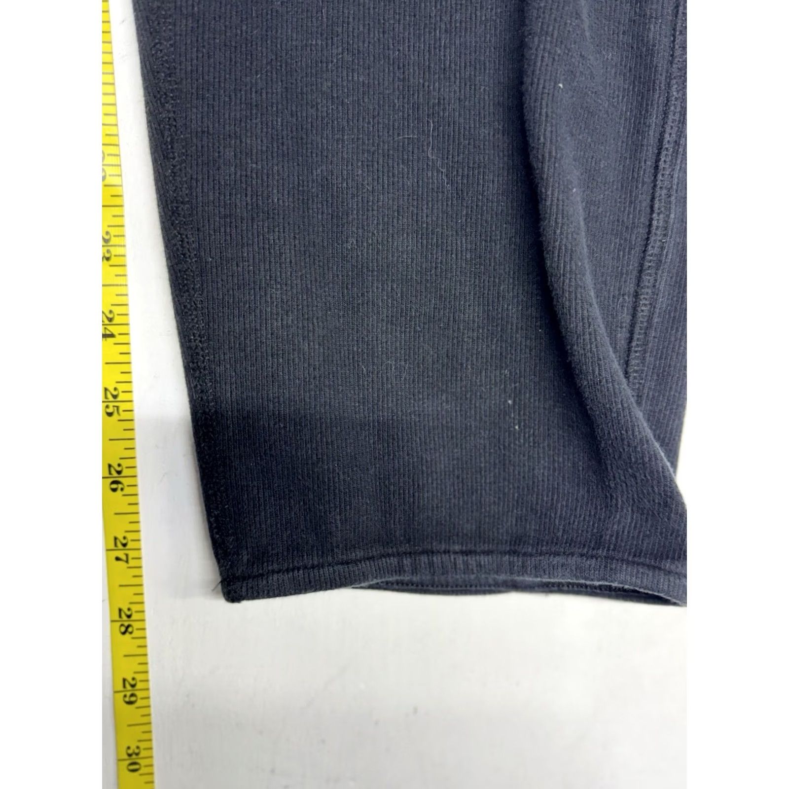 Kotn KOTN Women's Sweatpants XXL Black Wide-Leg Drawstring Baggy 100% Egyptian Cotton Relaxed Fit Wide Leg Pockets Casual Travel Size 40" / US 18 - 5 Thumbnail