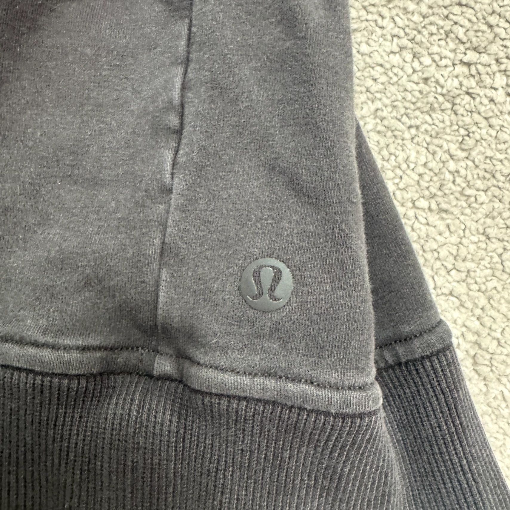 Lululemon Lululemon Scuba Pullover Hoodie Sweatshirt Womens 2 XXS Cotton Fleece Logo Black Raglan Sleeve PUllover Breathable Lightweight Hooded 2 Size XS / US 0-2 / IT 36-38 - 5 Thumbnail
