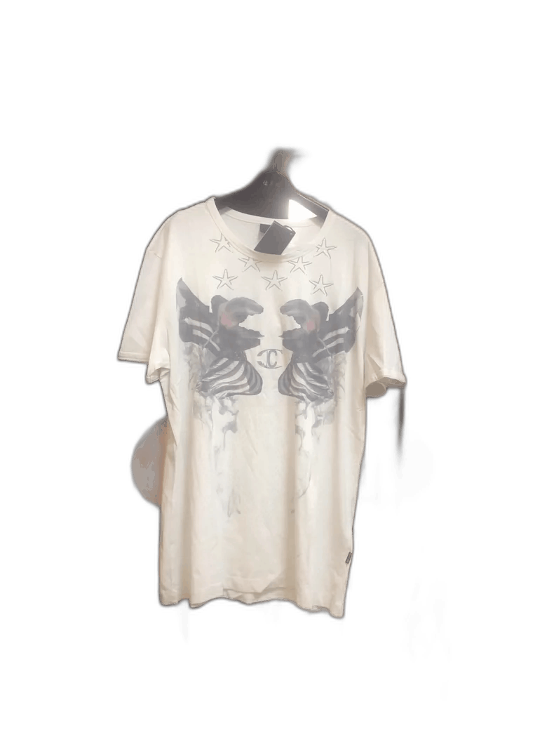 Roberto Cavalli Cavalli Short Sleeve T-Shirt with Stars Size US L / EU 52-54 / 3 - 1 Thumbnail