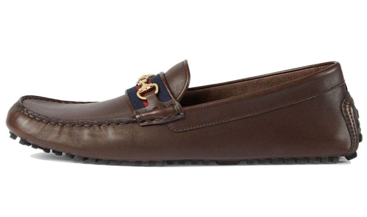 Gucci Gucci Horsebit Detail Leather Loafer Moccasin Leather Size US 7 / EU 40 - 2 Thumbnail