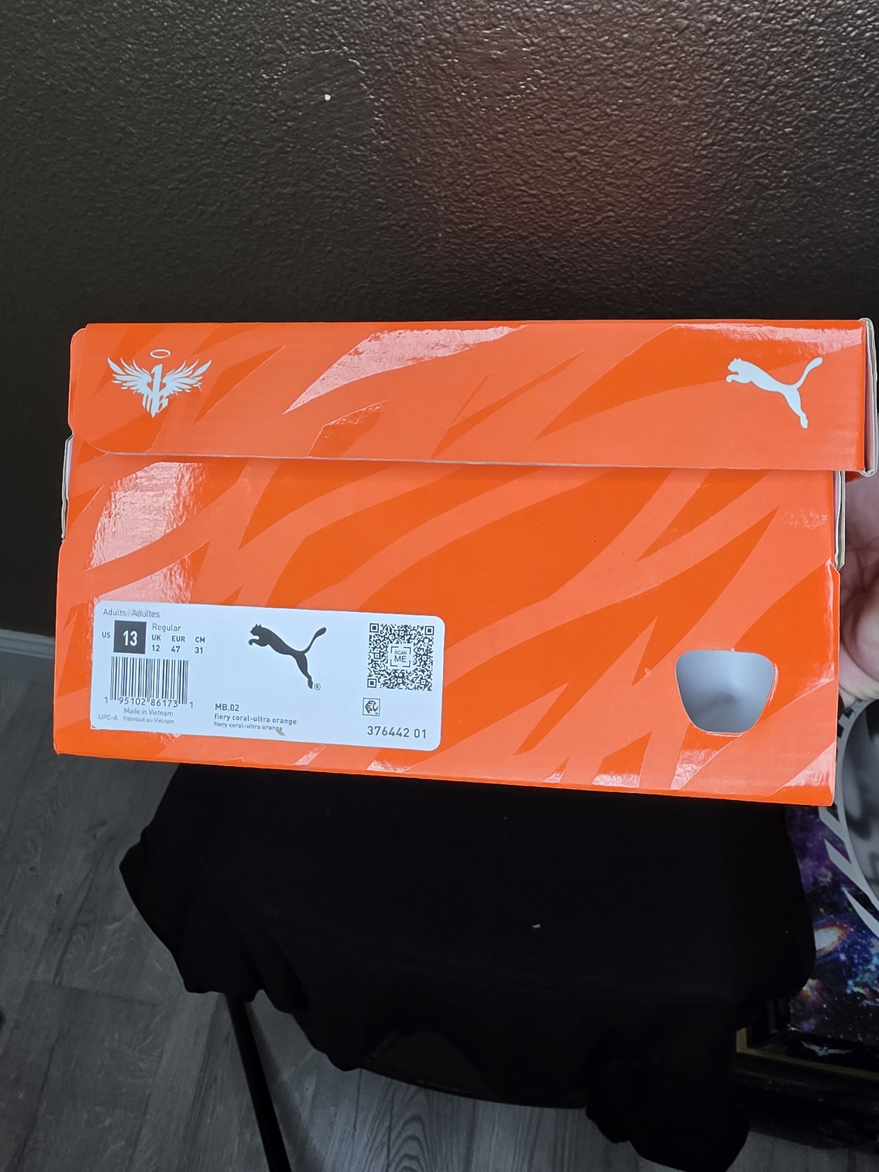 Puma Puma LaMelo Ball MB.02 “Supernova” Orange New w/ Box Size US 13 / EU 46 - 2 Thumbnail