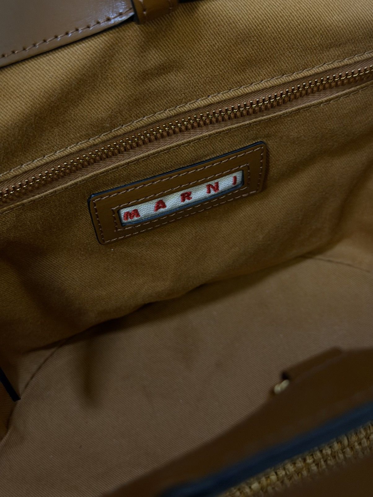 Marni MARNI Tropicália Small Tote – Raw Sienna Size ONE SIZE - 4 Thumbnail