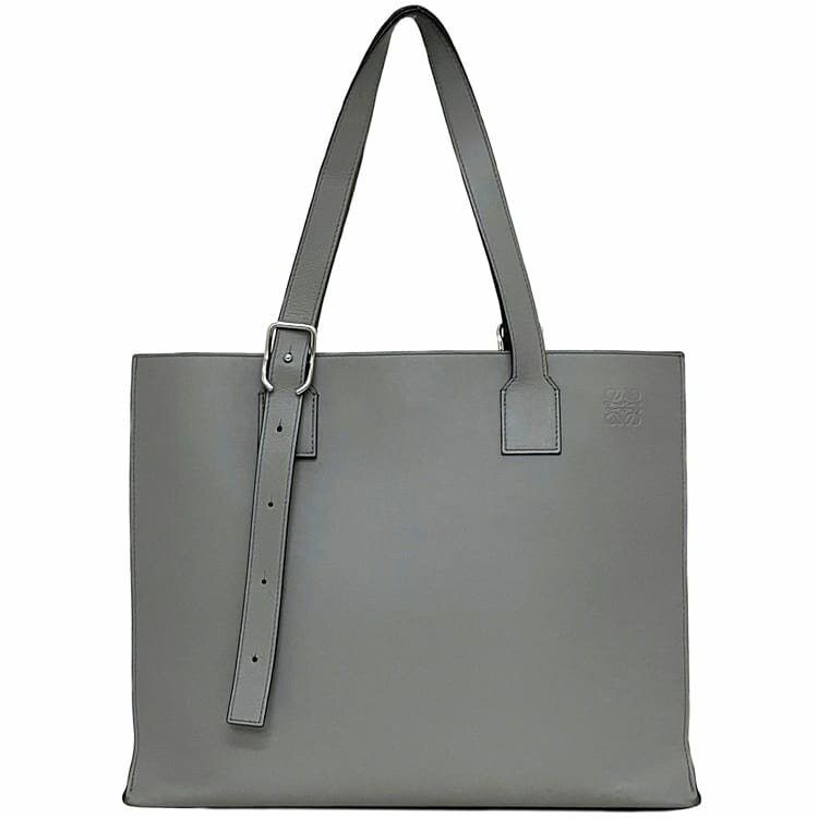 Loewe Tote Bag Grey Leather, Women's