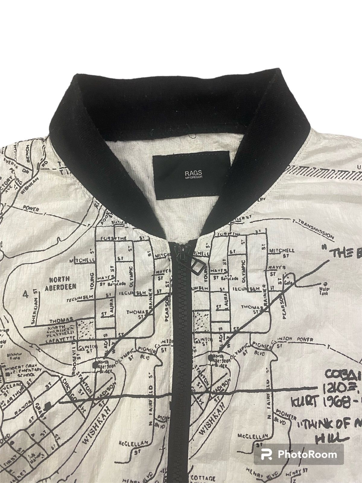 McGregor Rare Rags McGregor Blouson/World Map Kurt Cobain jacket Size US M / EU 48-50 / 2 - 5 Thumbnail