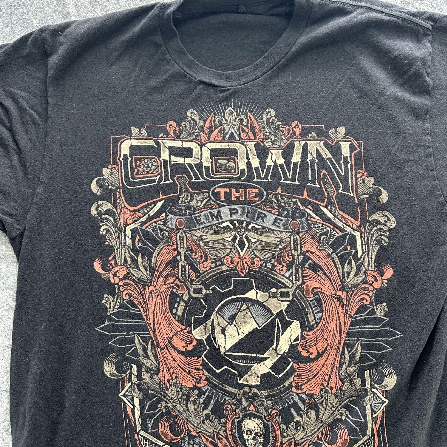 Vintage VINTAGE Crown The Empire Shirt Mens Extra Large Black Band Tee Graphic Metalcore Rock Size US XL / EU 56 / 4 - 2 Thumbnail