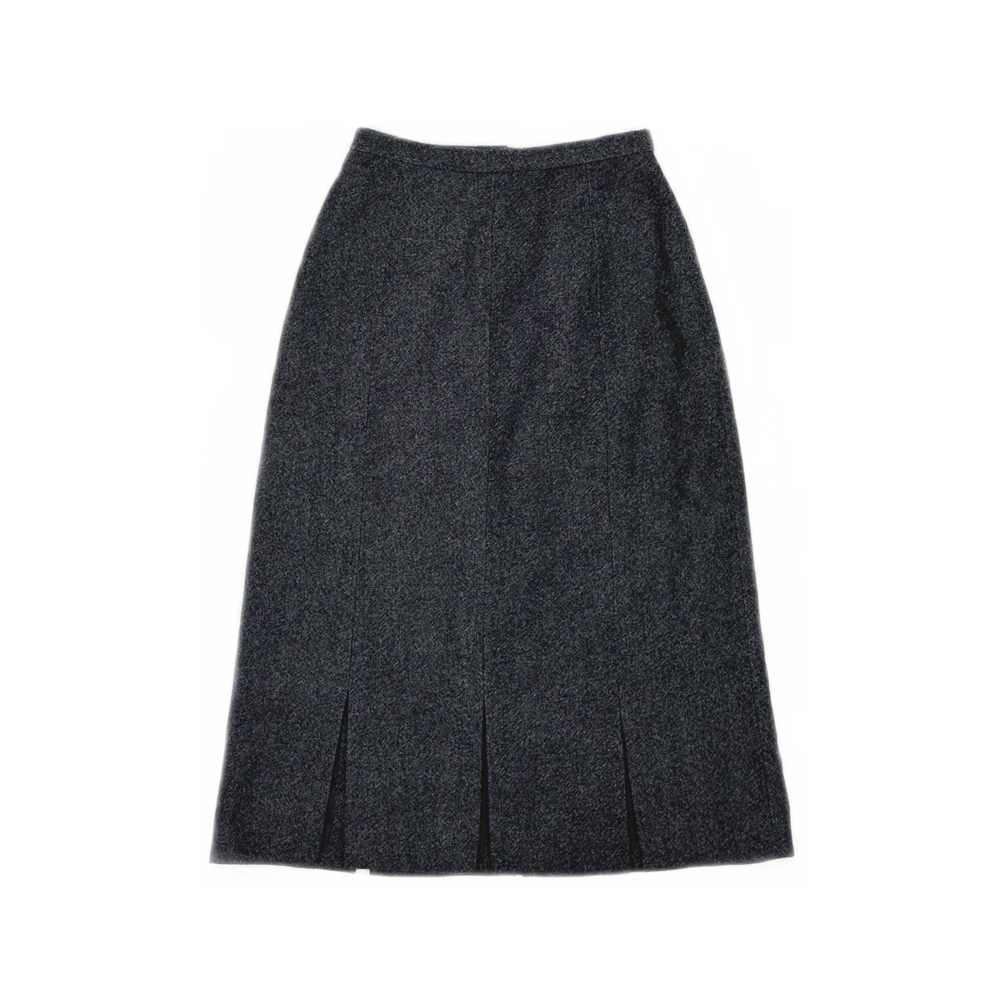 Balenciaga Balenciaga Pleated Wool Midi Skirt Size 38 Size 27" / US 4 / IT 40 - 1 Thumbnail