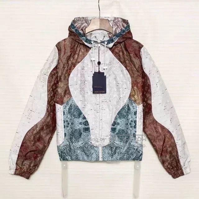 Louis Vuitton Louis Vuitton FW21 Marble Print Windbreaker Jacket Size US S / EU 44-46 / 1 - 1 Thumbnail