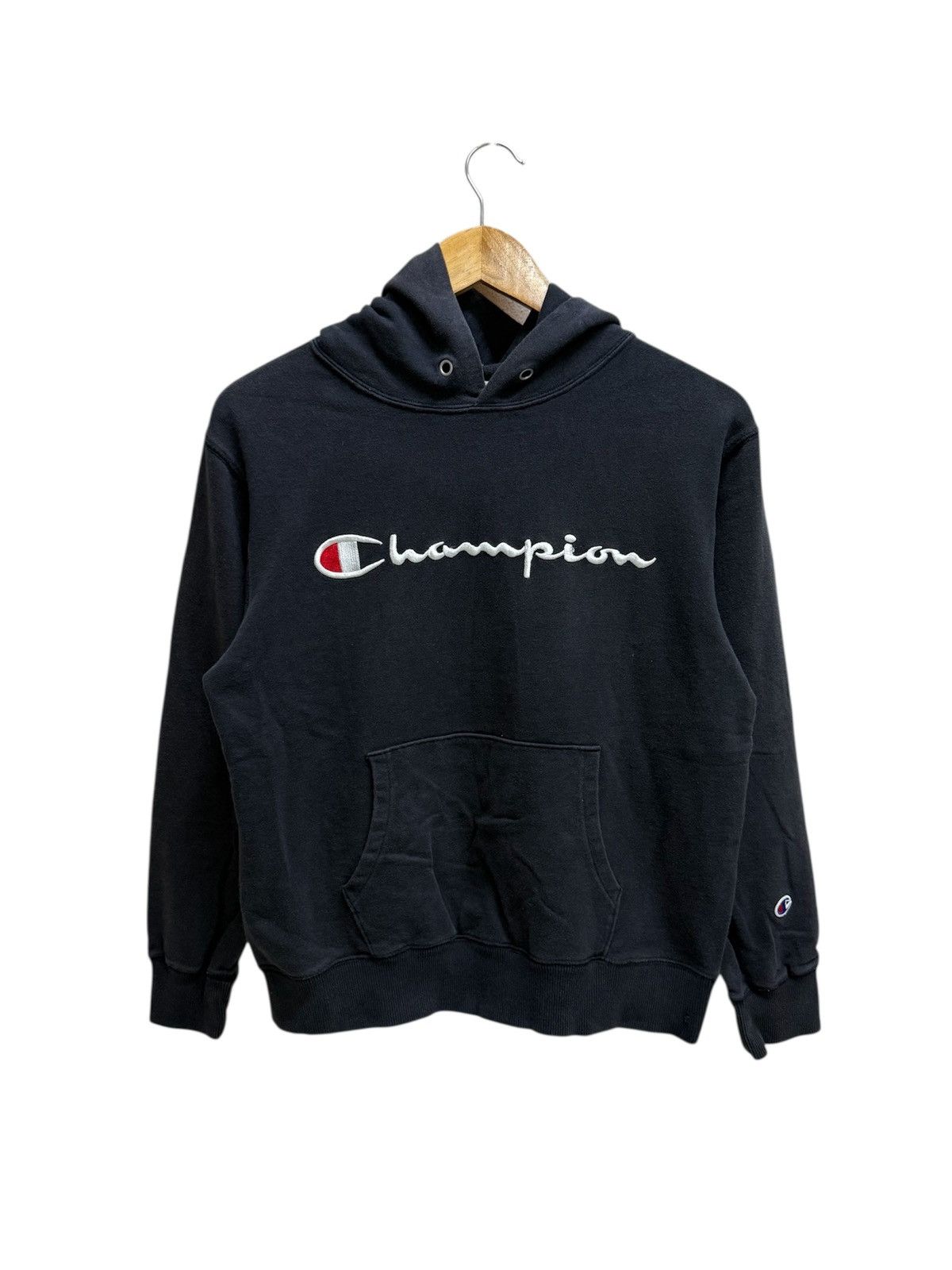 Champion Champion Emroidery Logo Cropped Pullover Sweater Hoodie Size S / US 4 / IT 40 - 1 Thumbnail