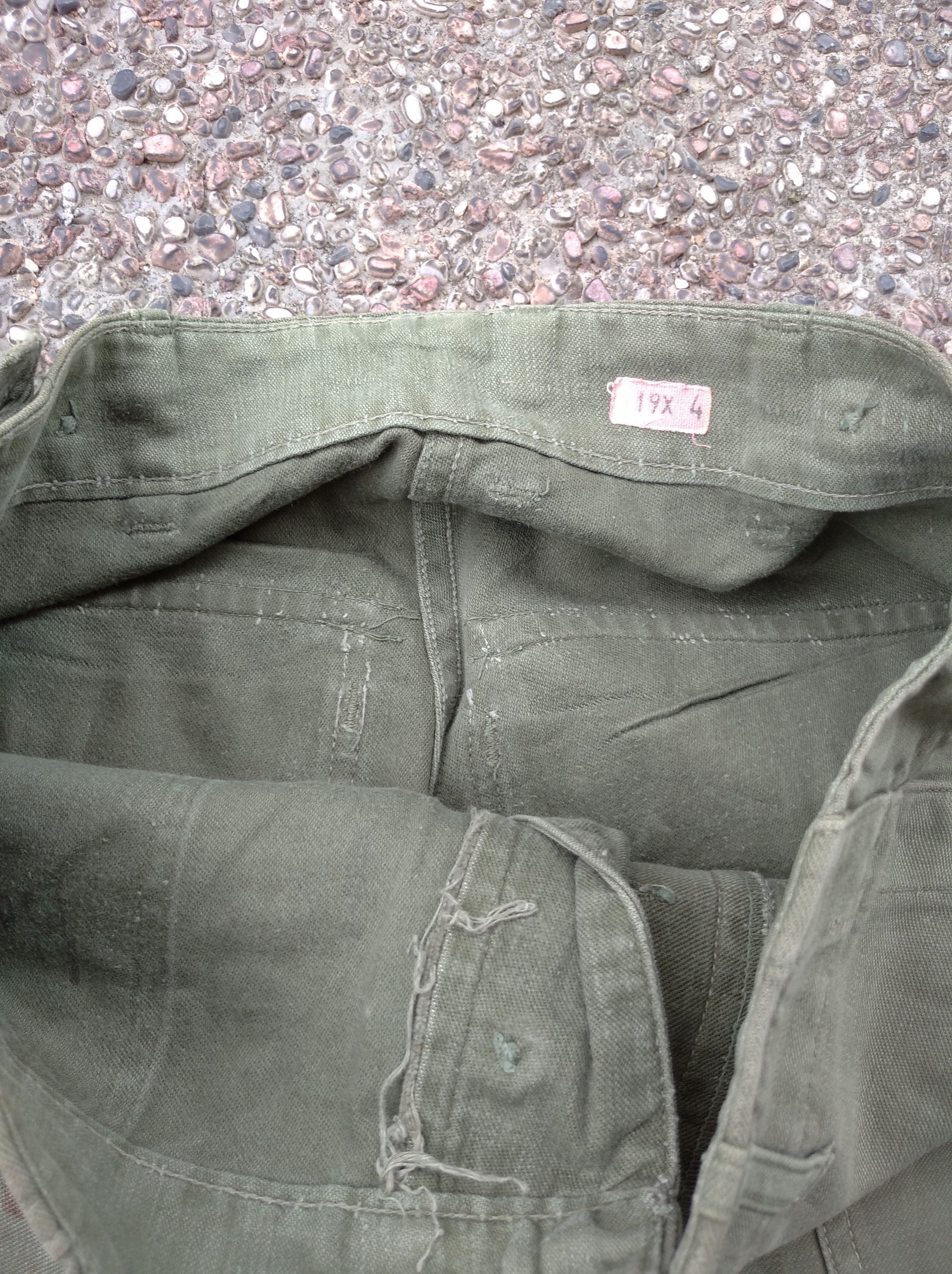 Vintage Vintage 60'sOG-107 Fatique trousers pants size 28 Size US 28 / EU 44 - 3 Thumbnail