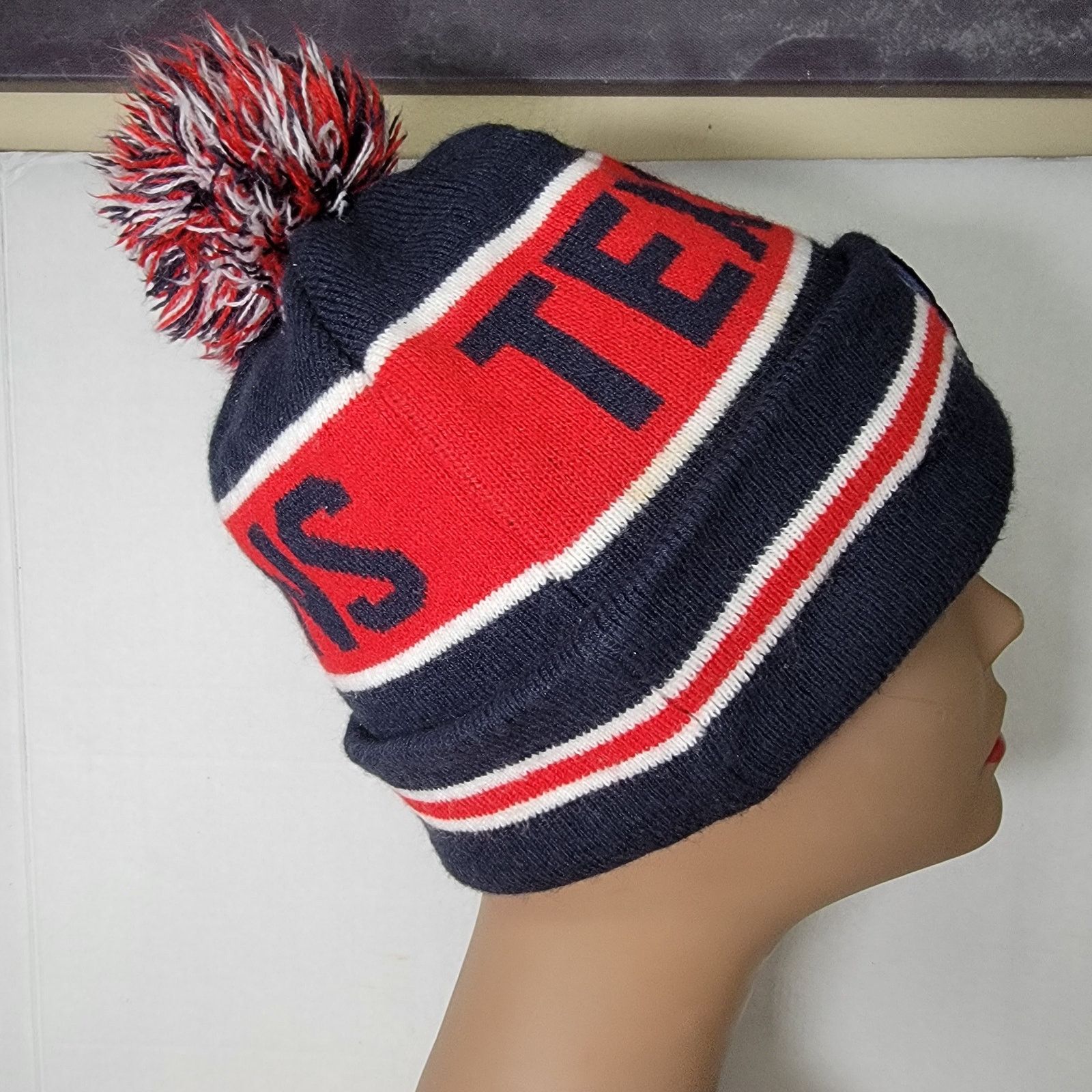 NFL NFL x New Era Houston Texans Lined Knit Beanie w/ Pom Size ONE SIZE - 3 Thumbnail