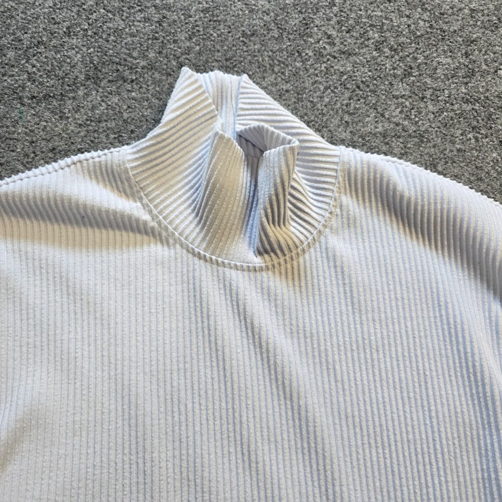 Vintage Haven Well Within Sweater Women XS Blue Thermal Cowl Neck Pullover Casual Shirt Size XS / US 0-2 / IT 36-38 - 2 Thumbnail