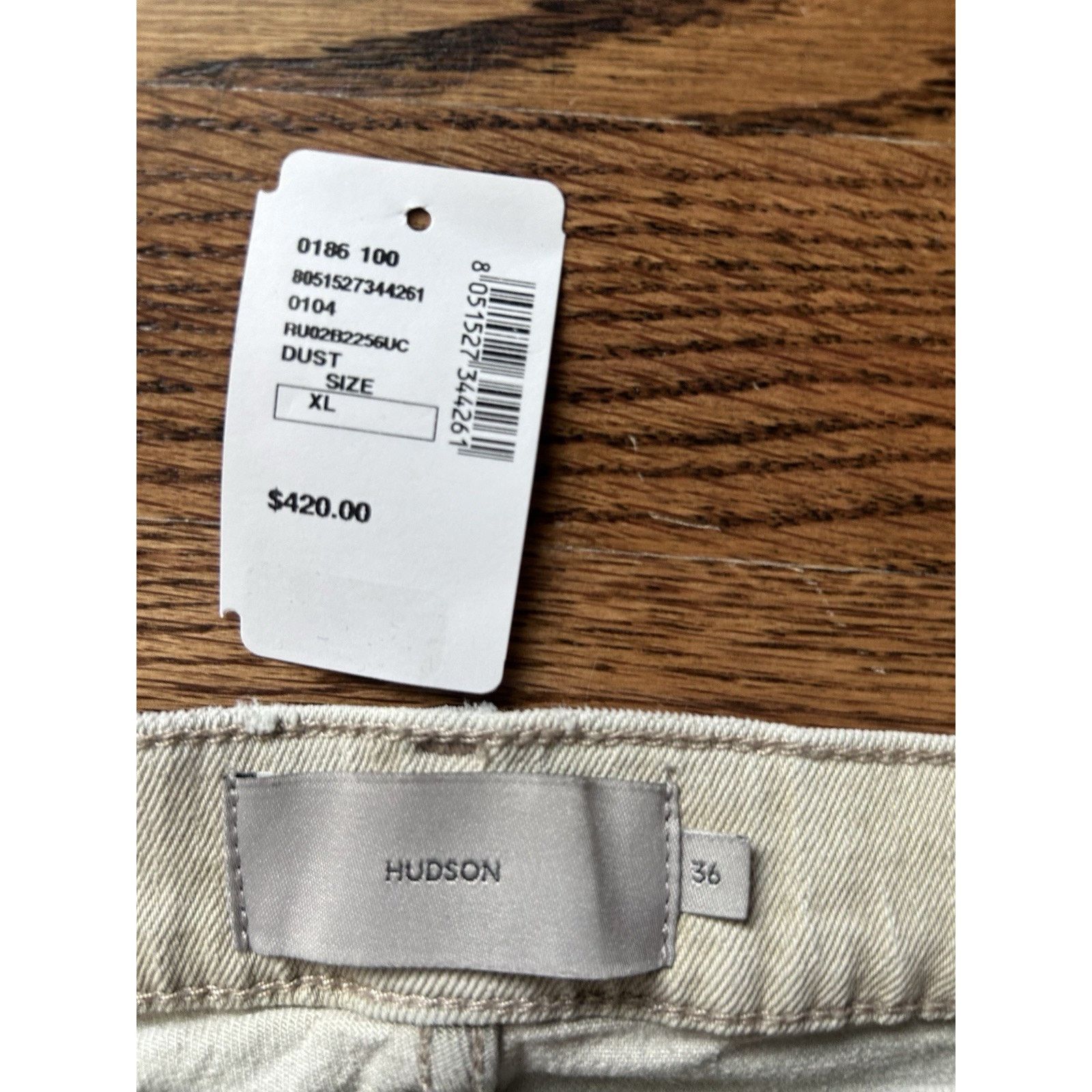 Hudson Hudson Men's Walker Kick Flare Distressed Jeans 36x32 420$ Size US 36 / EU 52 - 2 Thumbnail