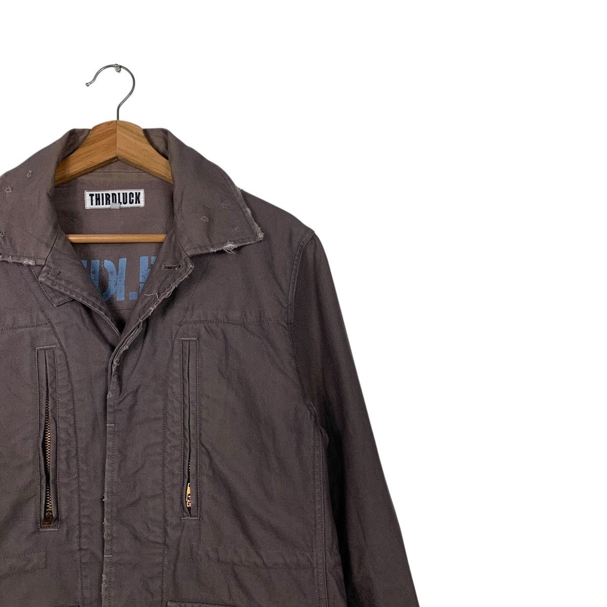 Japanese Brand THIRDLUCK Four Pocket Work Casual Jacket #2089-C91 Size US M / EU 48-50 / 2 - 4 Thumbnail