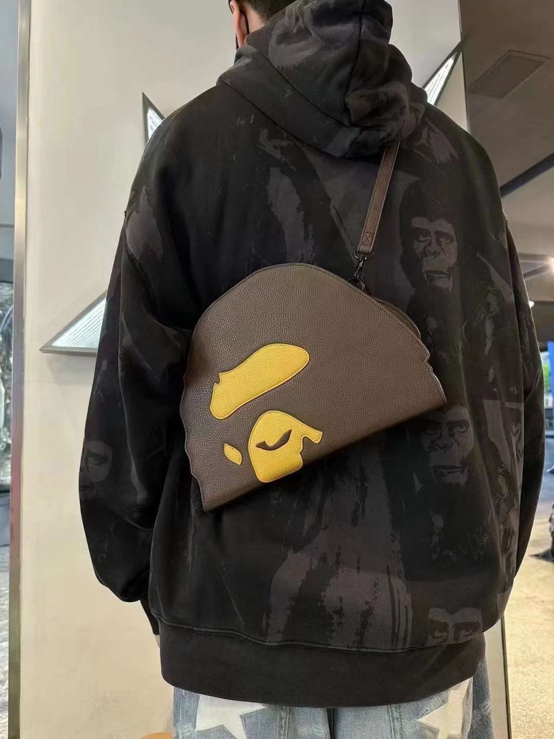Bape BAPE APE HEAD POUCH | Grailed
