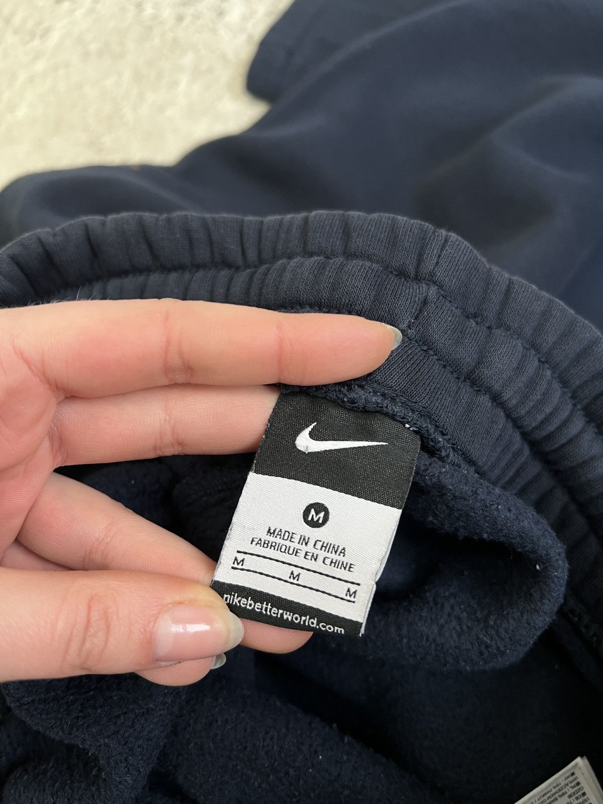 Nike Blue Nike Sweatpants Athletic Casual Streetwear Joggers Size US 34 / EU 50 - 6 Thumbnail