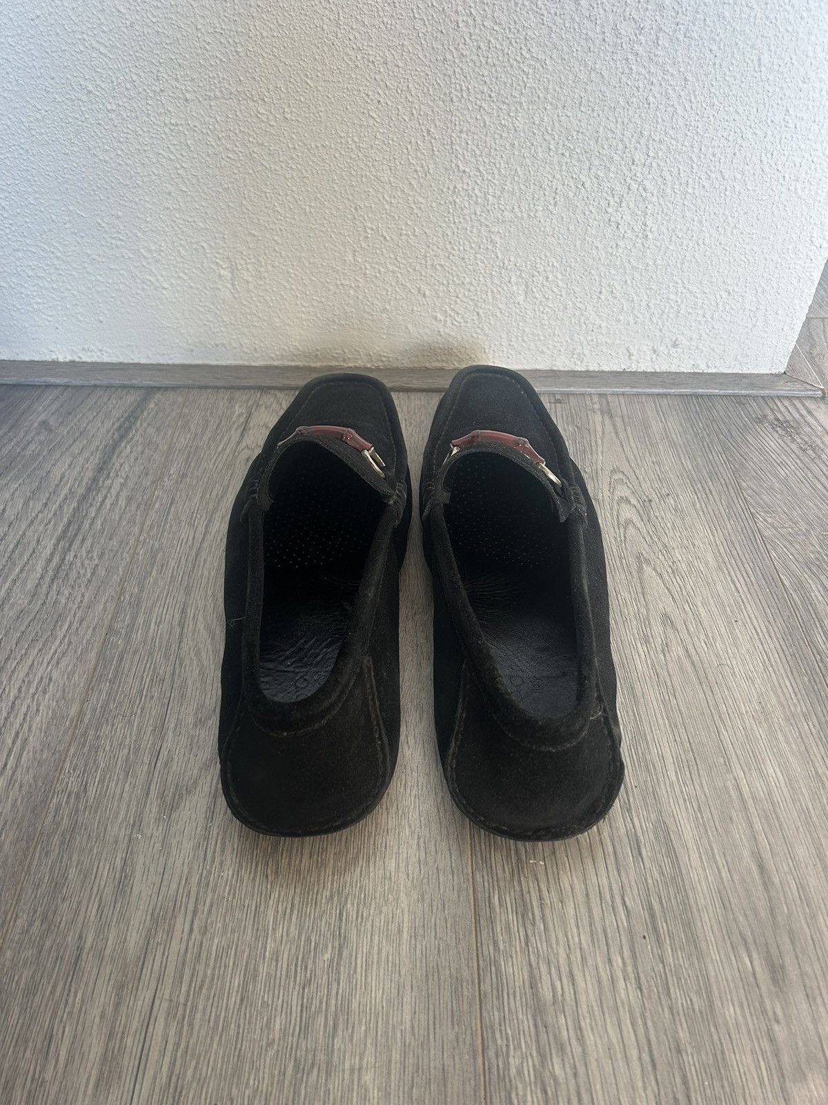 Gucci Gucci Tom Ford Era Suede Bamboo Loafers – Iconic Black Size US 11.5 / EU 44-45 - 3 Thumbnail