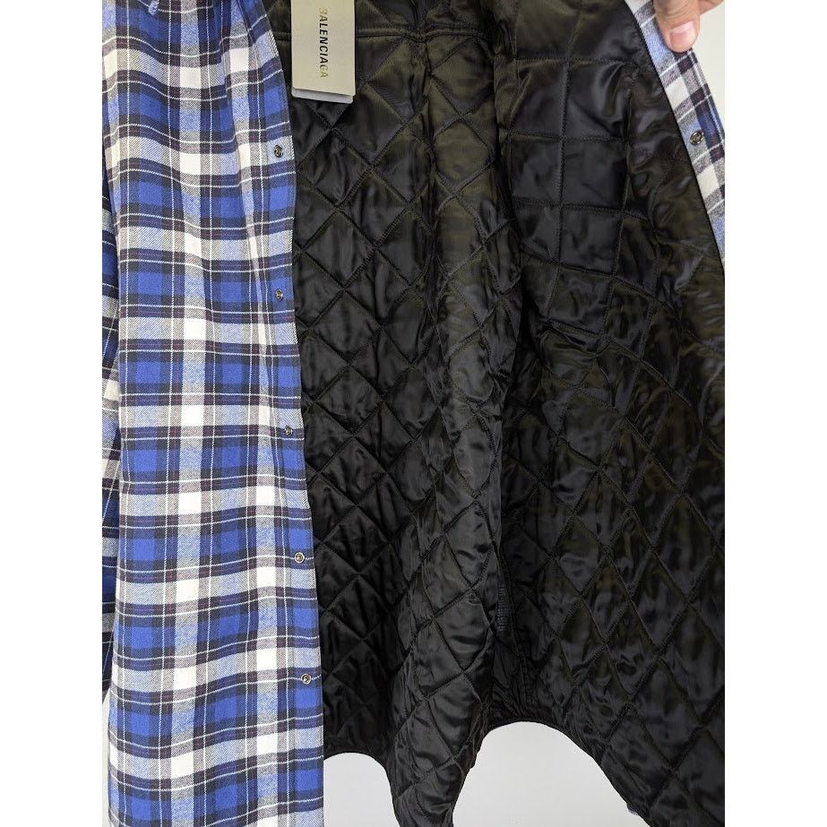 Balenciaga o1rshd1 Dress Shirt in Multicolor Size US S / EU 44-46 / 1 - 12 Thumbnail