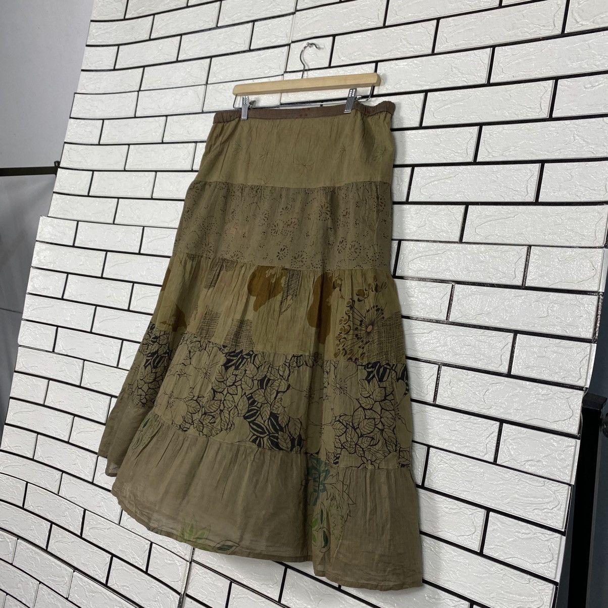 Japanese Brand 📌Vintage Long Skirt Full Print Design Unbranded Issey Miyake Size 32" / US 10 / IT 46 - 13 Thumbnail