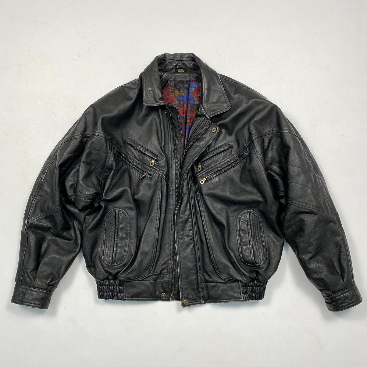 Vintage Vintage Leather jacket carti margiela balenciaga vetements ...