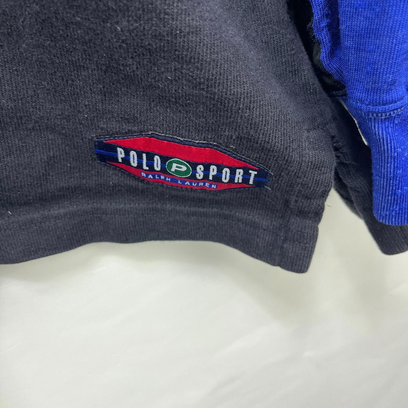 Other Vintage 90s Polo Sport Ralph Lauren Pepsi Rugby Shirt Large Size US L / EU 52-54 / 3 - 6 Thumbnail