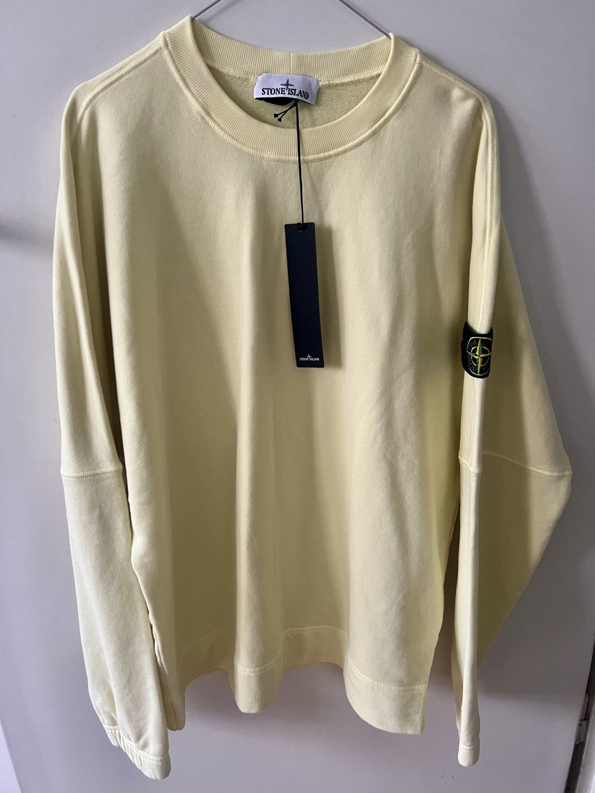 Stone Island Stone Island Crewneck Sweatshirt Ribbed Plaster Men Sz- L Size US L / EU 52-54 / 3 - 1 Thumbnail