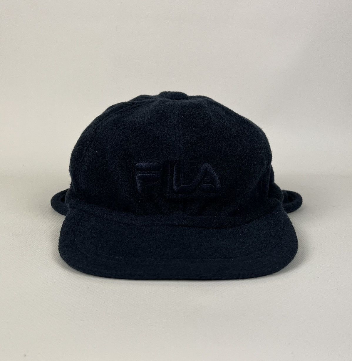Fila Vintage Fila Fleece Hat Cap Blue Top Size M Made in Italy 🇮🇹 Size ONE SIZE - 2 Thumbnail