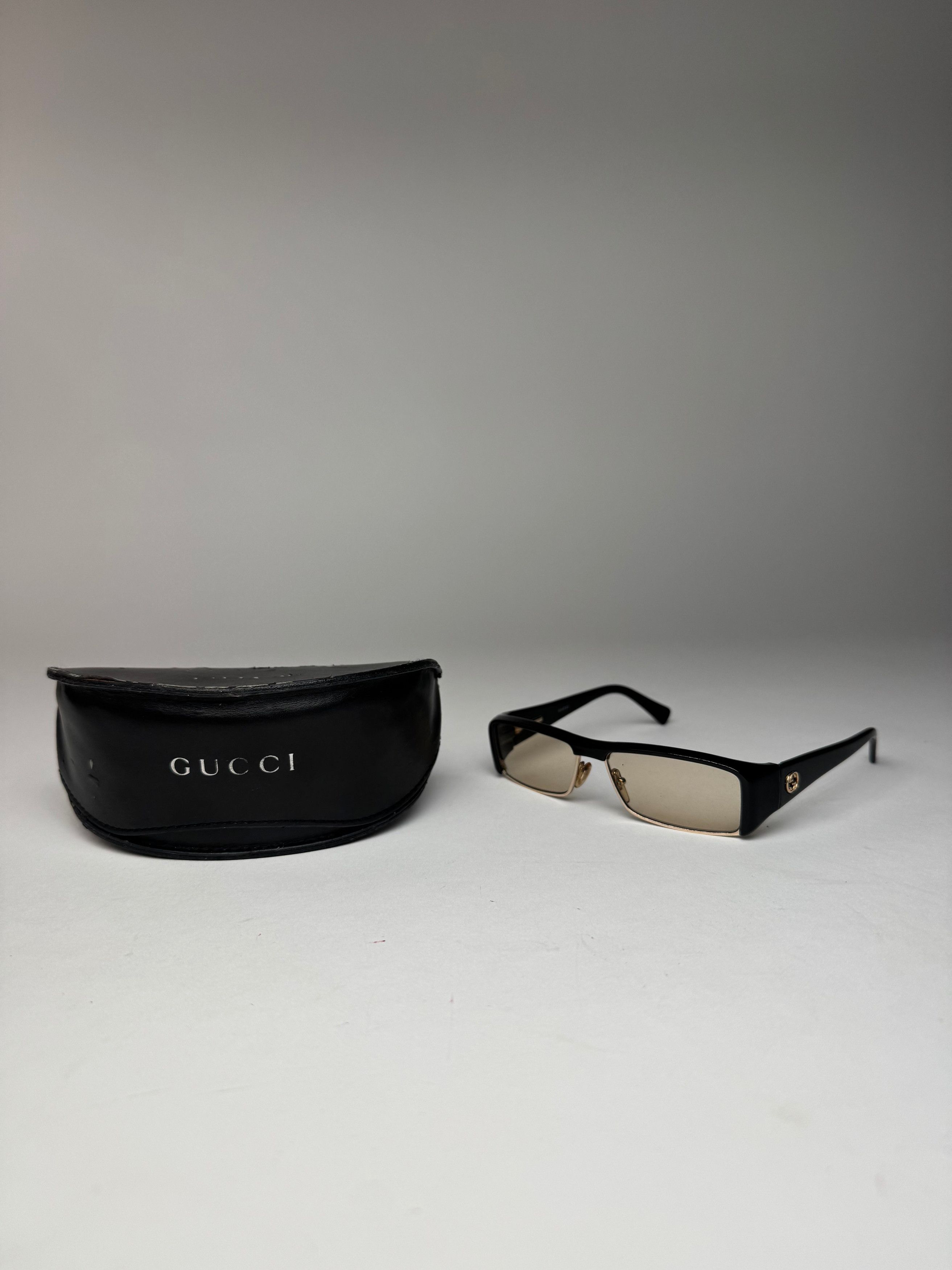 Gucci Vintage Sunglasses Black Brown Size ONE SIZE - 1 Thumbnail