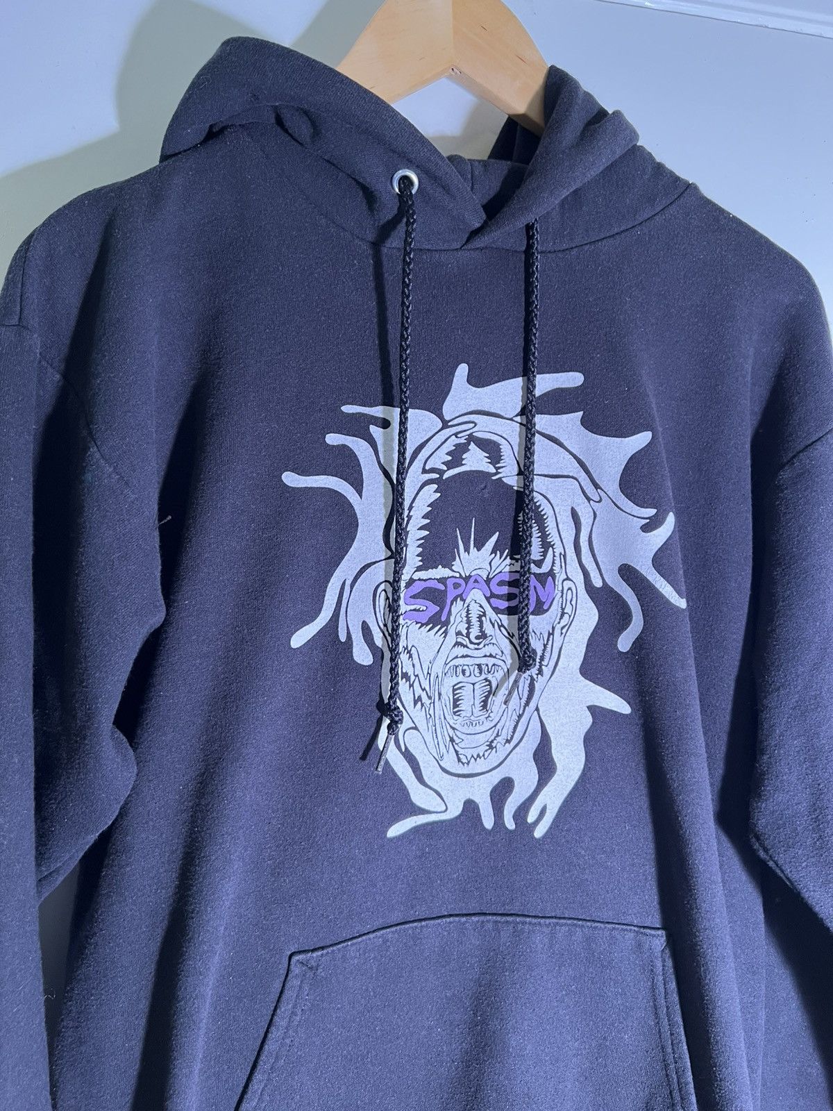 Vintage Y2K 2000’s VTG Vintage SPASM YMCA Pasadena Goth Emo Hoodie Size US S / EU 44-46 / 1 - 5 Thumbnail