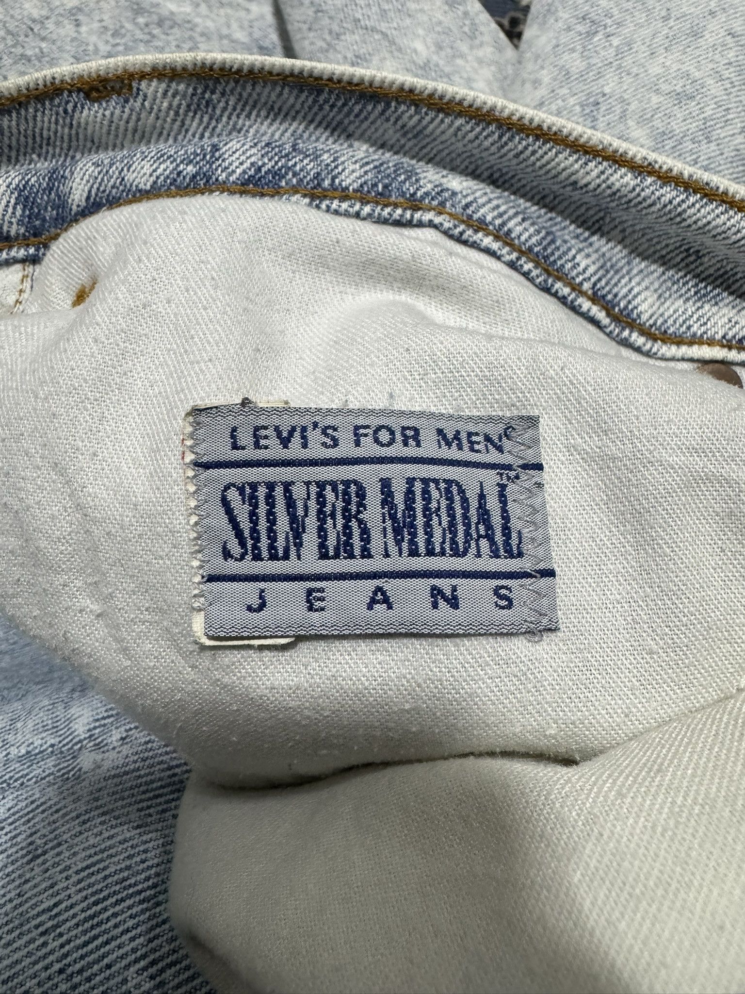Levi's × Vintage Vintage Levis Silver Tag #530 Medal Acid Wash denim Jeans Size US 32 / EU 48 - 4 Thumbnail