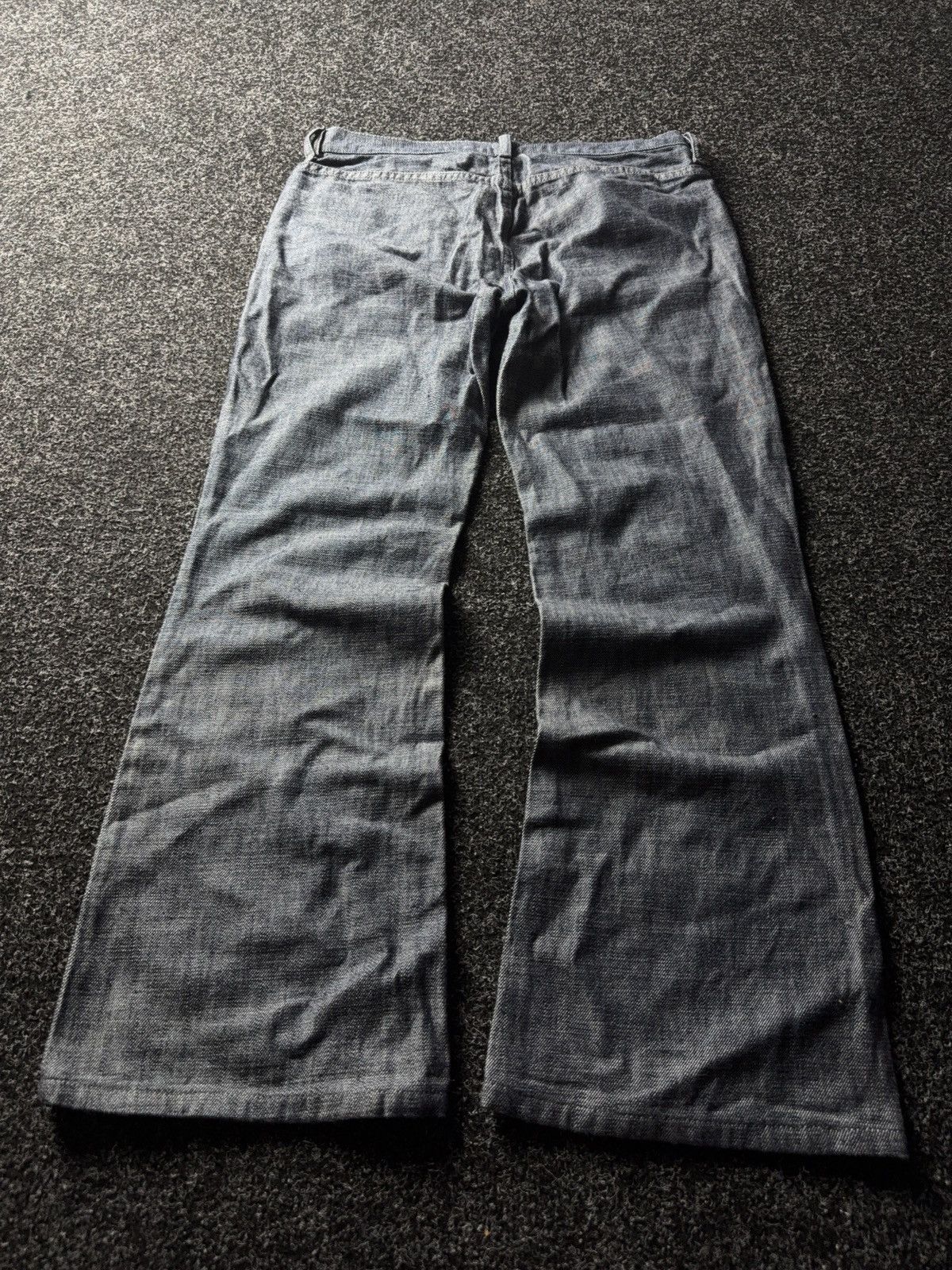 Designer × Diesel Vintage Diesel Flared Jeans Made in Italy Y2K Low Rise Size 30" / US 8 / IT 44 - 9 Thumbnail