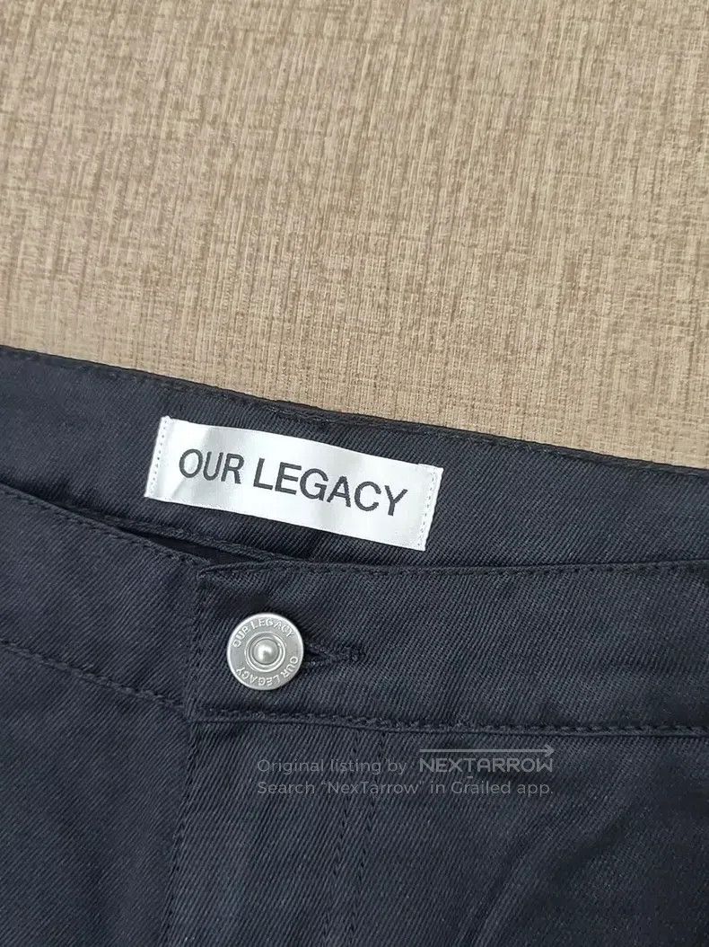 Our Legacy Our Legacy Black straight jeans Size US 34 / EU 50 - 2 Thumbnail