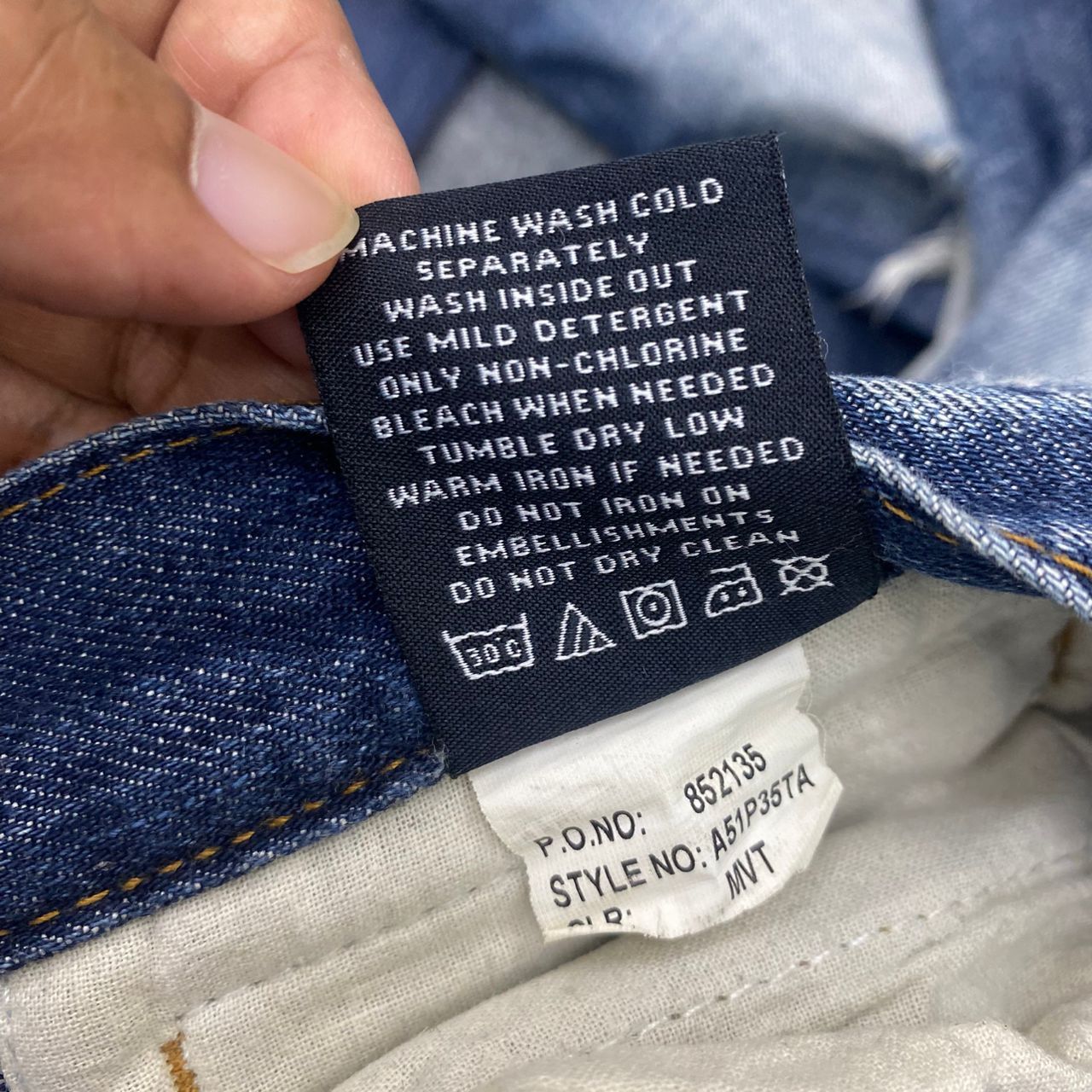 If Six Was Nine 💥Best Offer💥Vintage Japanese Brand Distressed Denim Size US 34 / EU 50 - 13 Thumbnail