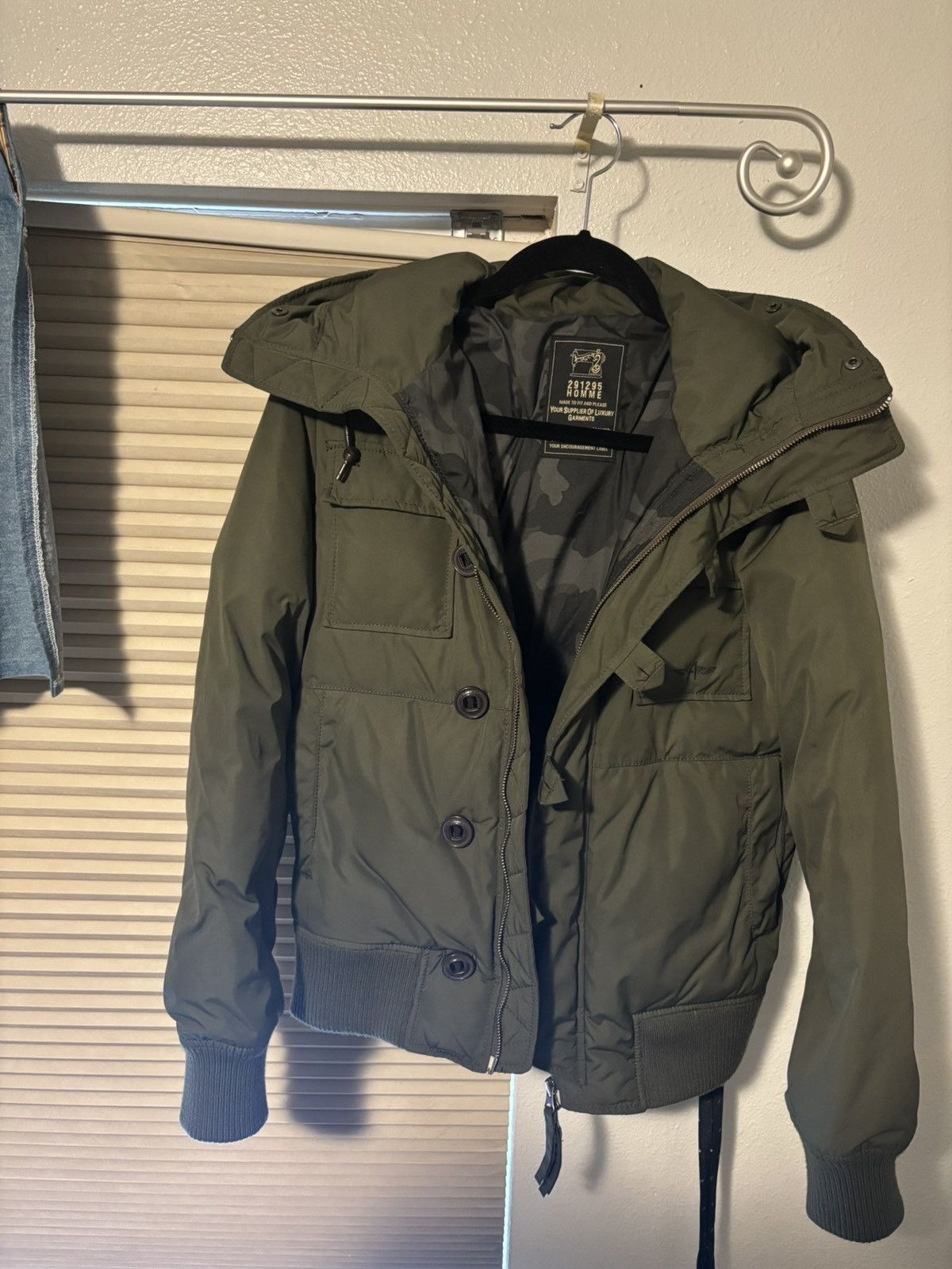 291295=Homme 291295=Homme Puffer Jacket Size US M / EU 48-50 / 2 - 1 Thumbnail