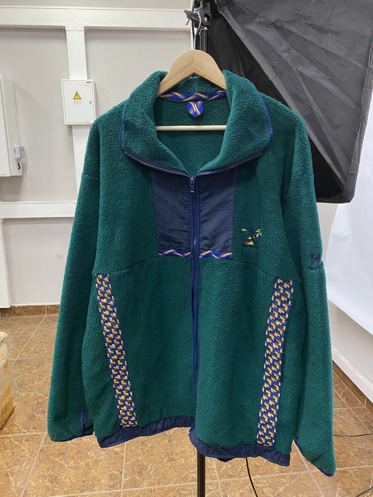 Helly Hansen 🇨🇭 Vintage 90s Helly Hansen Retro Zip Fleece Rare Hype Y2K Size US XL / EU 56 / 4 - 1 Thumbnail